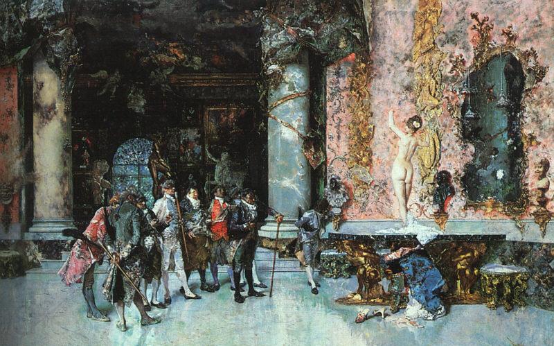 Mariano Fortuny y Marsal The Choice of a Model France oil painting art